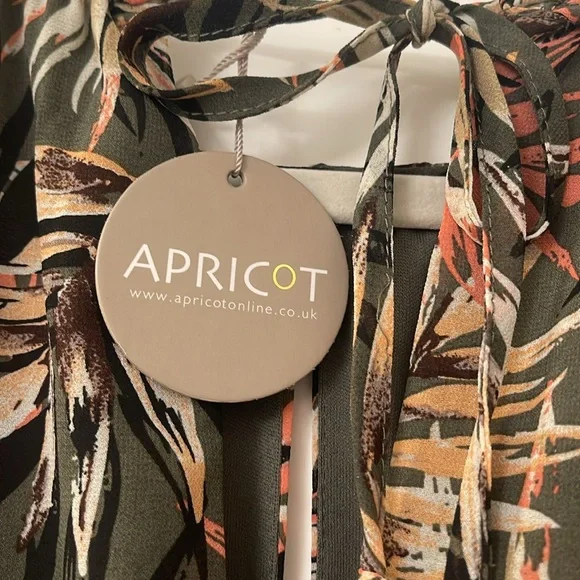 APRICOT UK Sundress/NWT/Midi Dress/Tropical print - Picture 6 of 12